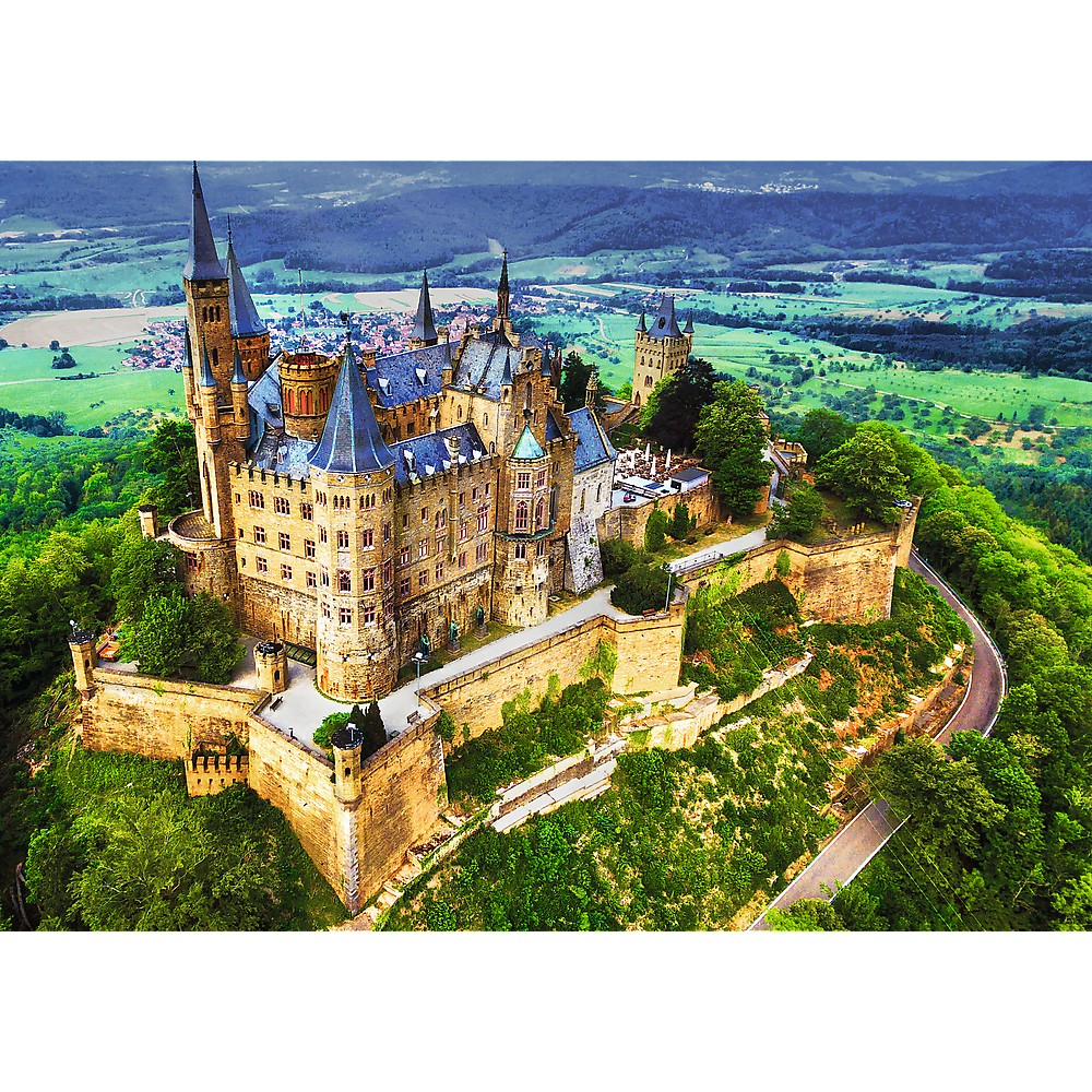 Puzzle 1000 piese - Castelul Hohenzollern, Germania | Trefl