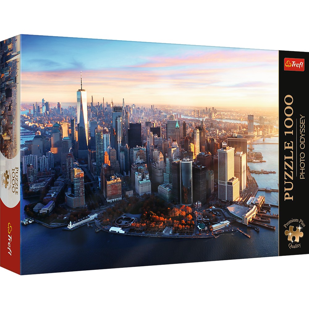 Puzzle 1000 piese - Manhattan, New York | Trefl - 1