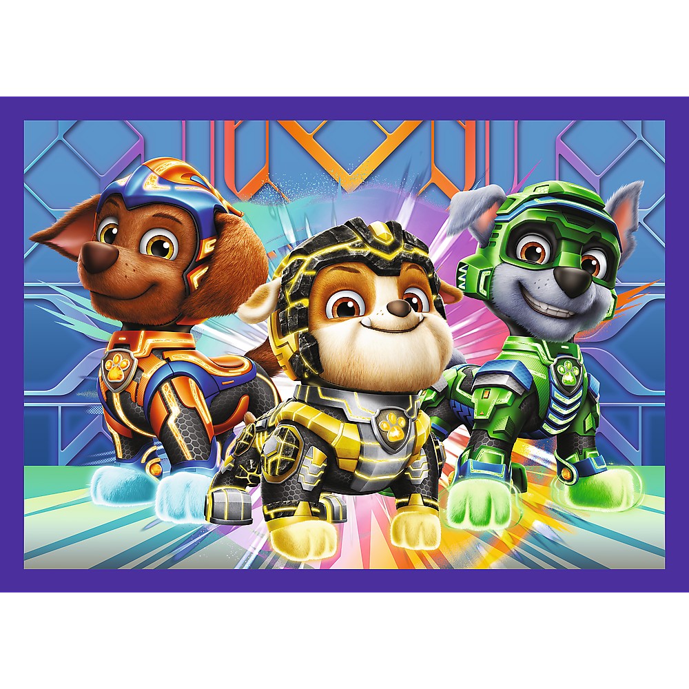 Puzzle 4in1 - Patrula Catelusilor - Mighty Movie | Trefl - 3 | YEO