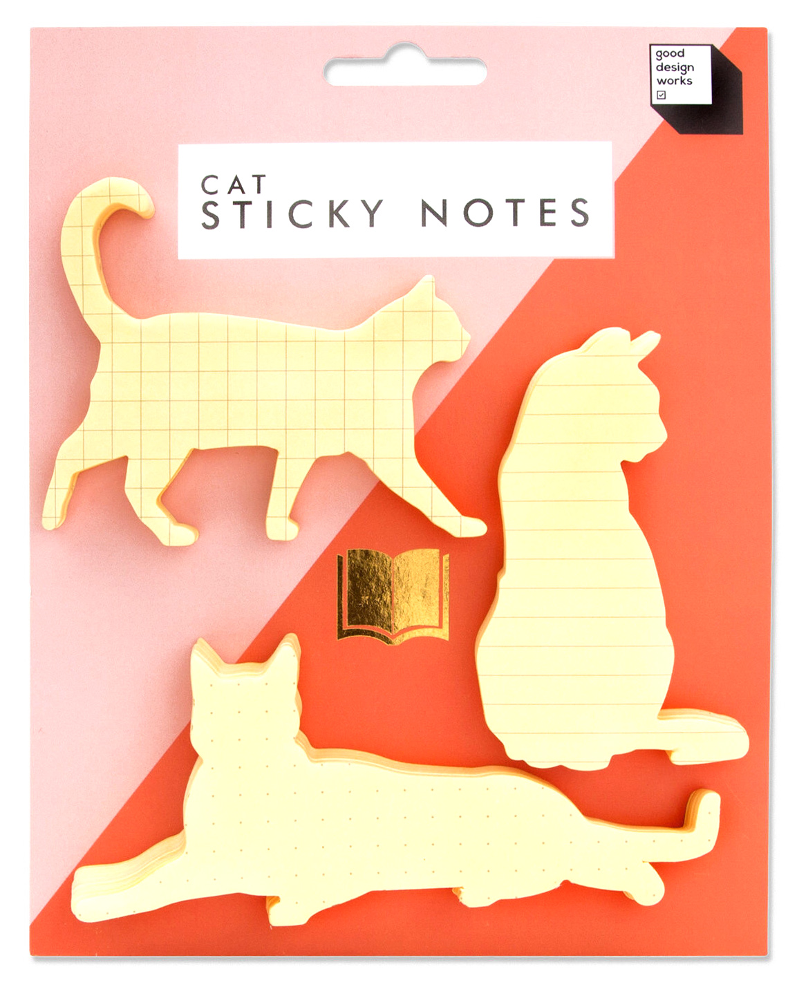 Set 3 Sticky Notes - Cat | Suck UK - 1 | YEO