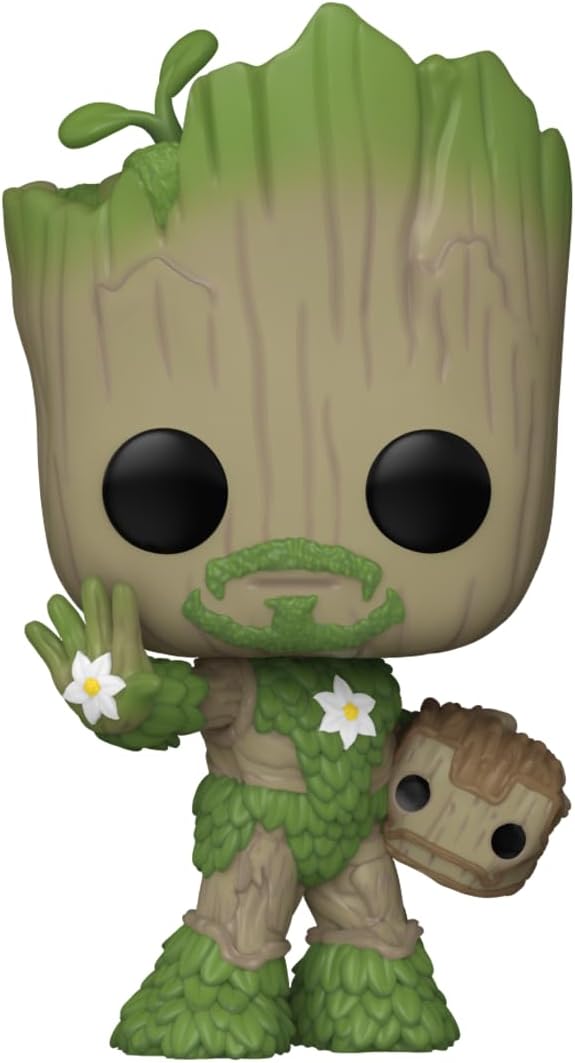 Figurina - Pop! We Are Groot: Groot (as Iron Man) | Funko