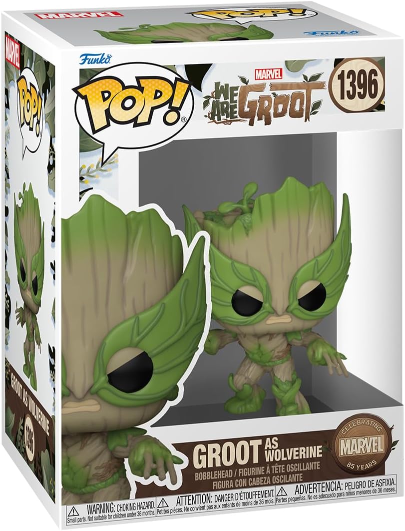 Figurina - Pop! We Are Groot: Groot (as Wolverine) | Funko - 1 | YEO