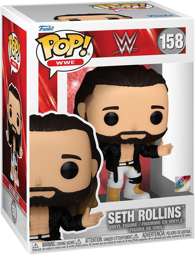 Figurina - Pop! WWE: Seth Rollins (with Coat) | Funko - 1 | YEO