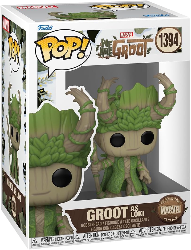 Figurina - Pop! We Are Groot: Groot (as Loki) | Funko - 1 | YEO