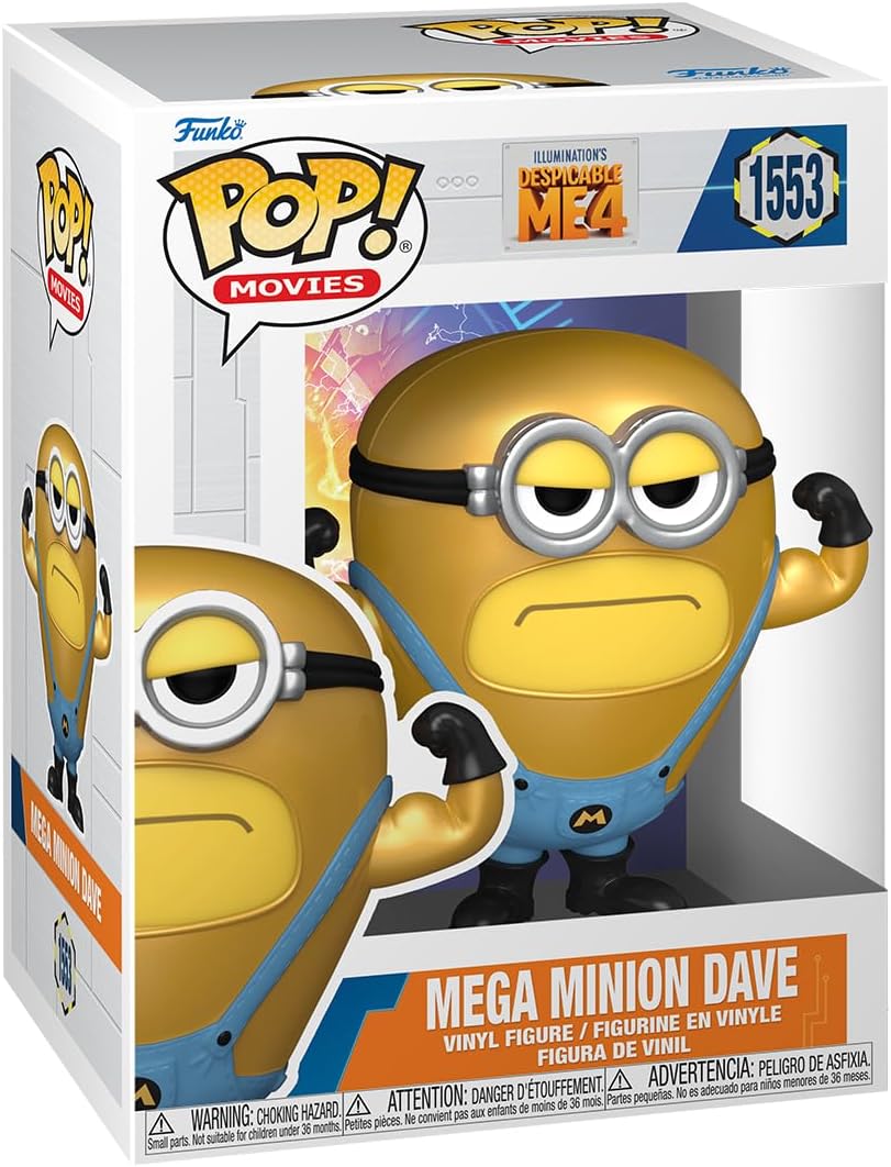 Figurina - Pop! Despicable Me 4: Mega Minion Dave | Funko - 1 | YEO