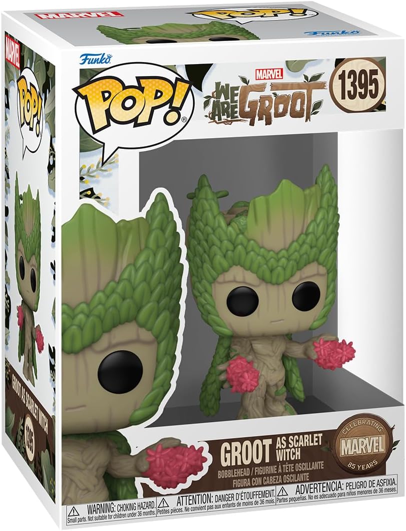 Figurina - Pop! We Are Groot: Groot (as Scarlet Witch) | Funko - 1 | YEO