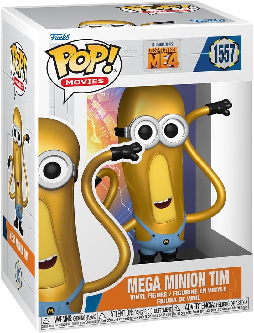 Figurina - Pop! Despicable Me 4: Mega Minion Tim | Funko - 1 | YEO