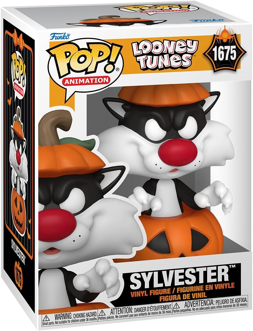 Figurina - Pop! Looney Tunes: Sylvester (with Pumpkin) | Funko - 1 | YEO