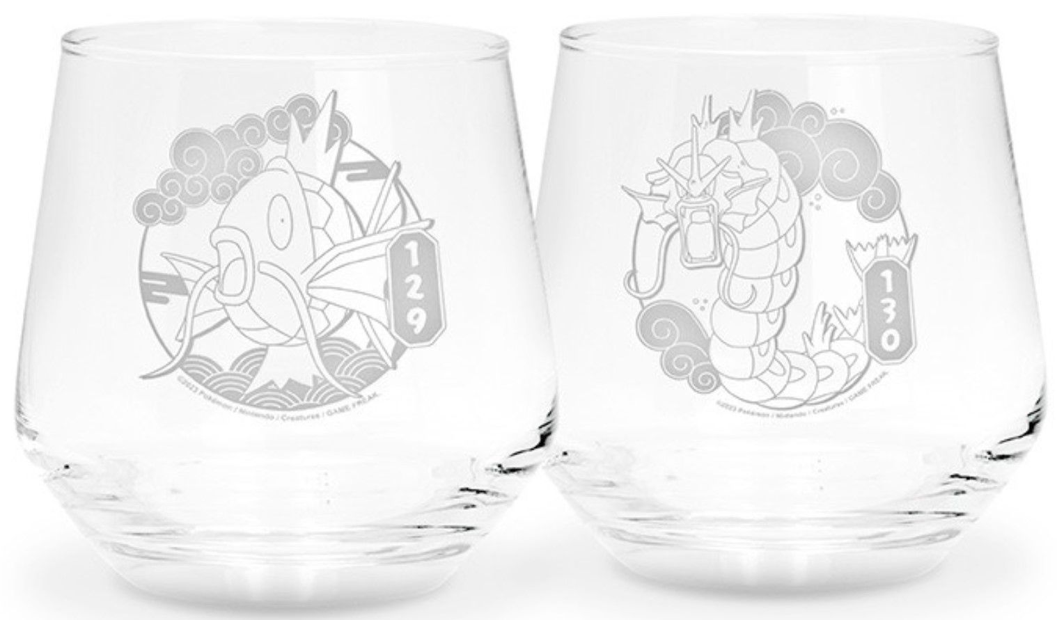 Set 2 pahare - Pokemon - Magikarp & Gyarados | Abystyle