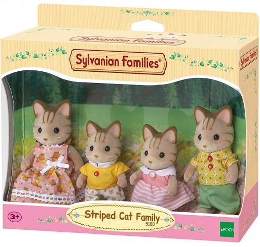 Set 4 figurine - Sylvanian Families - Pisici vargate | Epoch - 1 | YEO