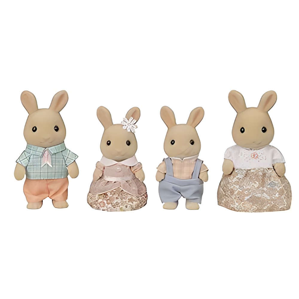 Set 4 figurine - Sylvanian Families - Familia iepurilor | Epoch