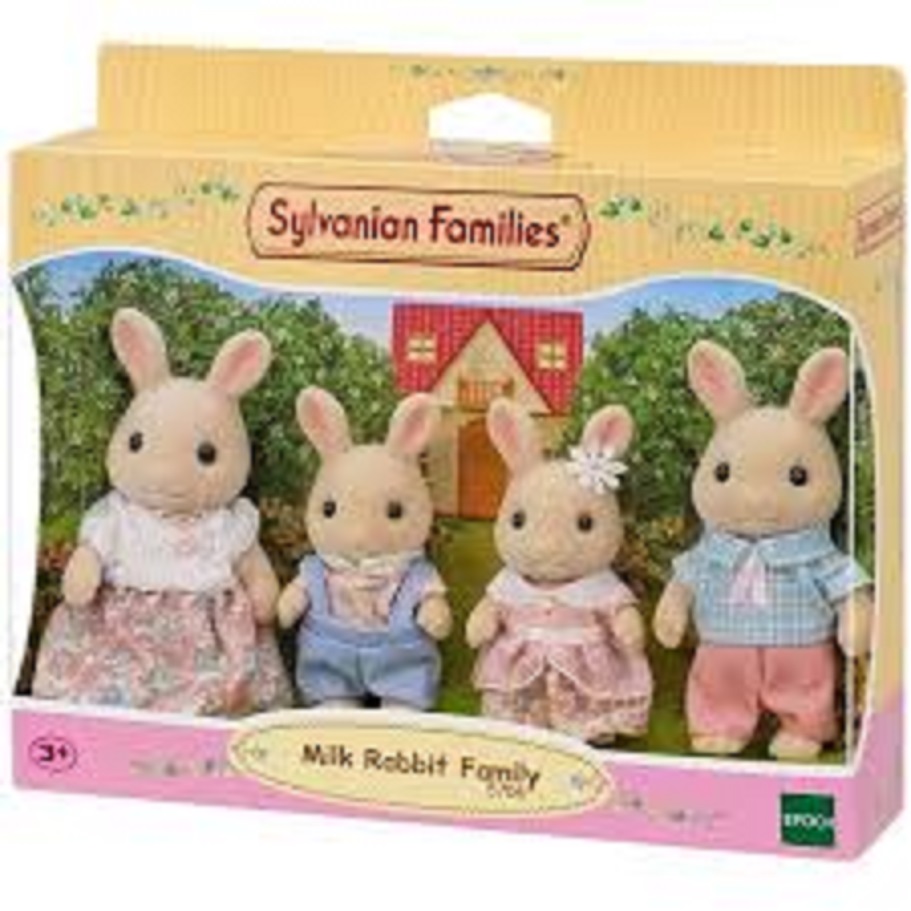 Set 4 figurine - Sylvanian Families - Familia iepurilor | Epoch - 1 | YEO