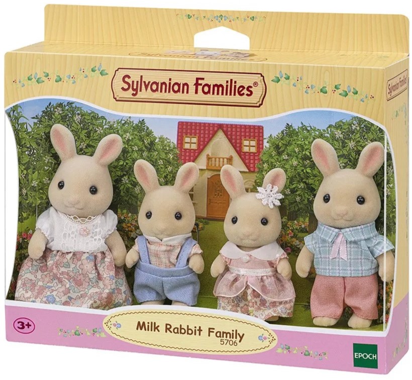 Set 4 figurine - Sylvanian Families - Familia iepurilor | Epoch - 2 | YEO