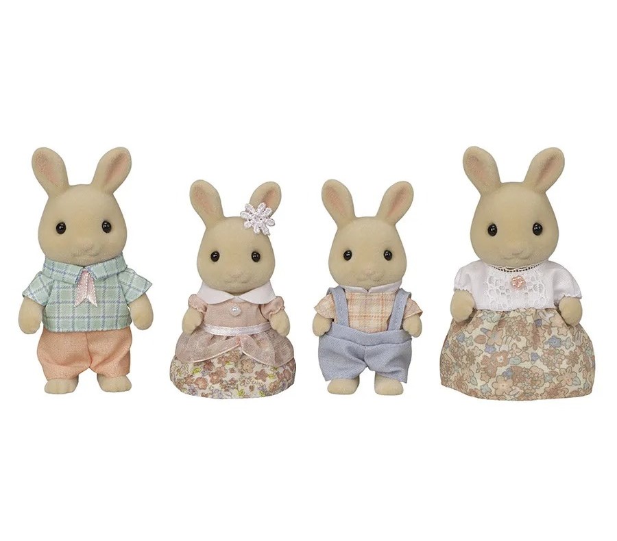 Set 4 figurine - Sylvanian Families - Familia iepurilor | Epoch