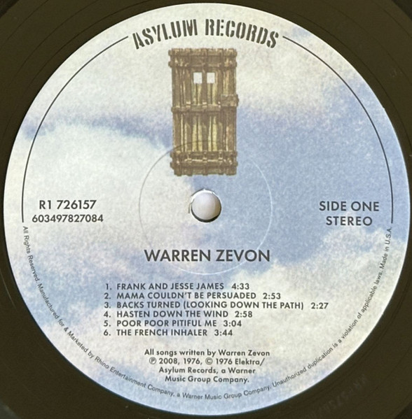 Warren Zevon - Vinyl | Warren Zevon - 3 | YEO