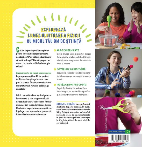 Experimente de fizica pentru copii | Erica L. Colon
