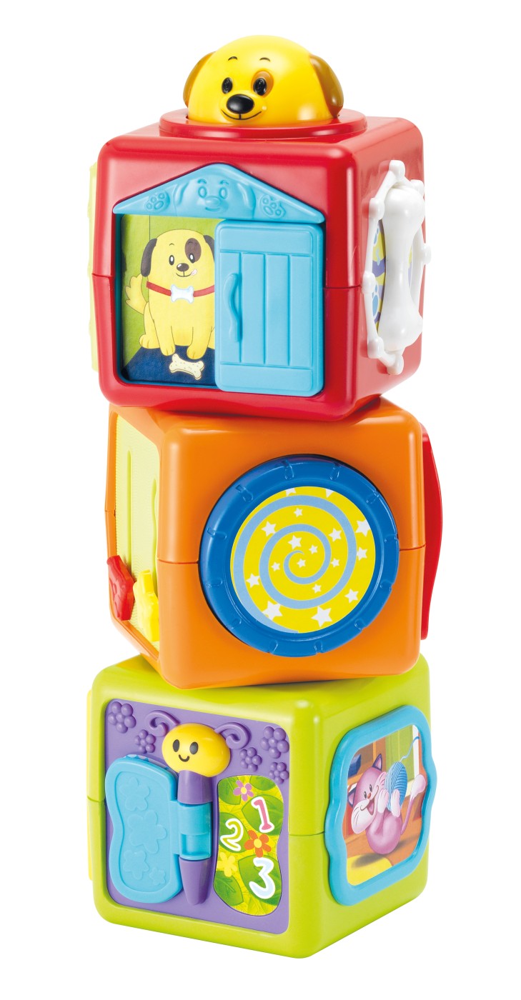 Set 3 cuburi cu activitati | Winfun