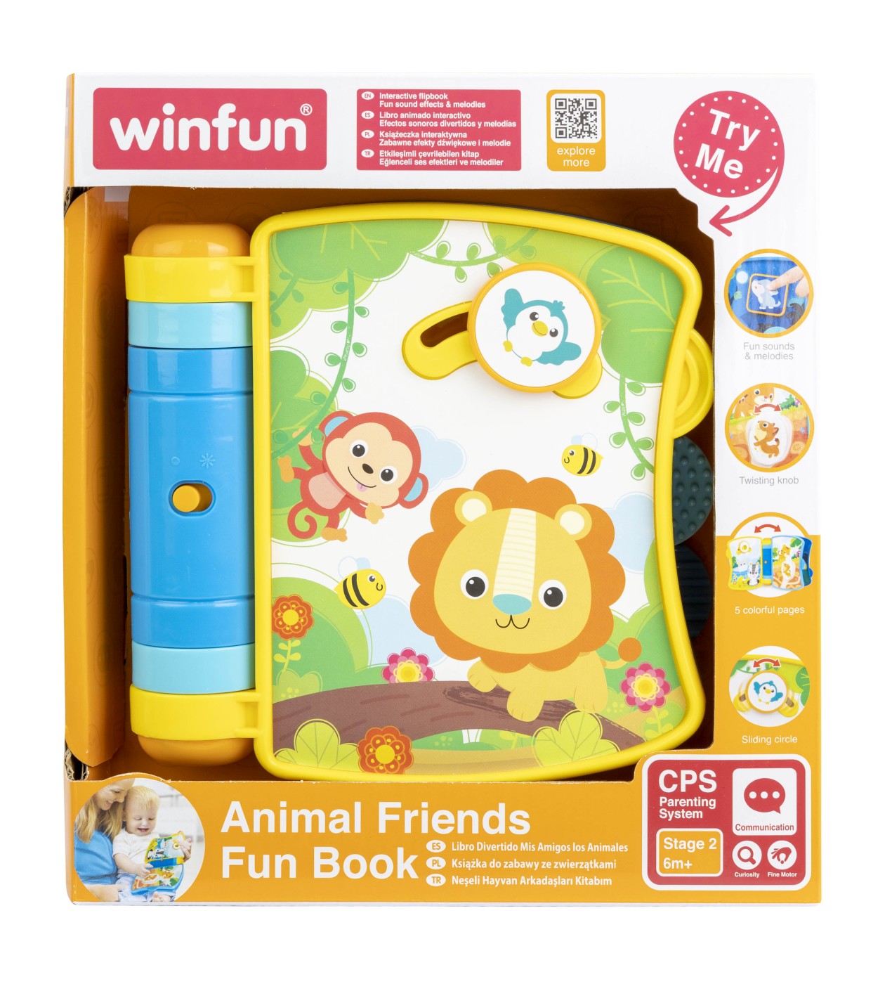 Jucarie - Carte interactiva cu sunete | Winfun - 5 | YEO