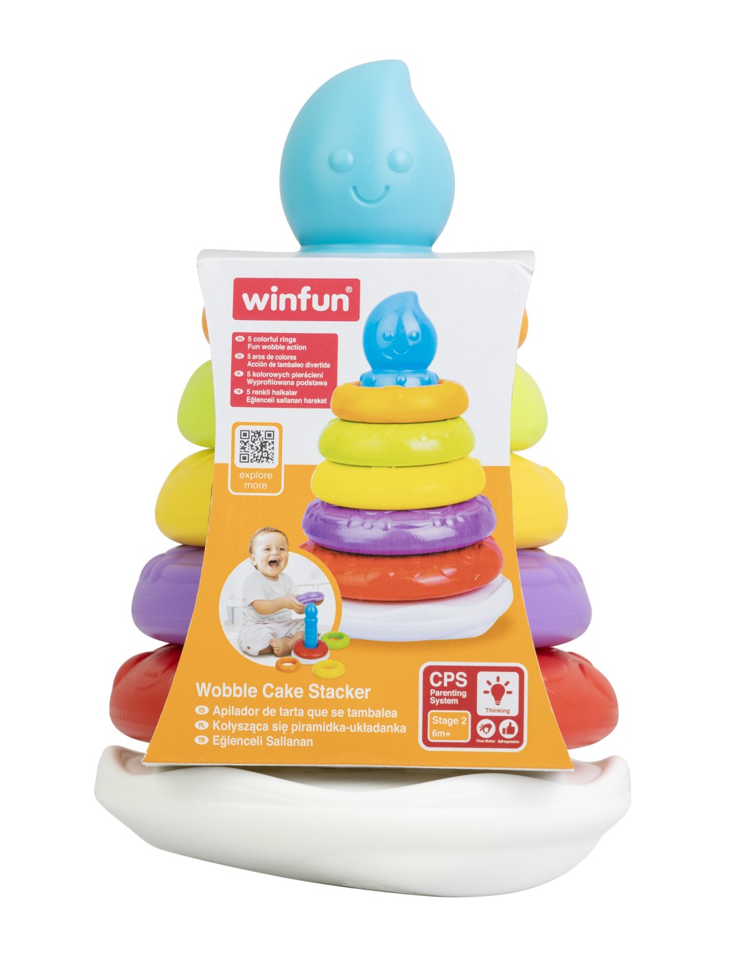 Jucarie - Tort multicolor | Winfun - 3 | YEO