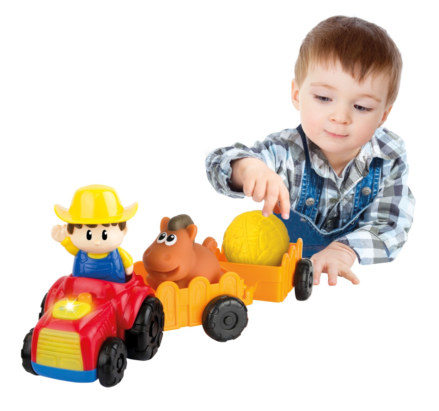 Tractor - Remorca si figurina | Winfun - 2