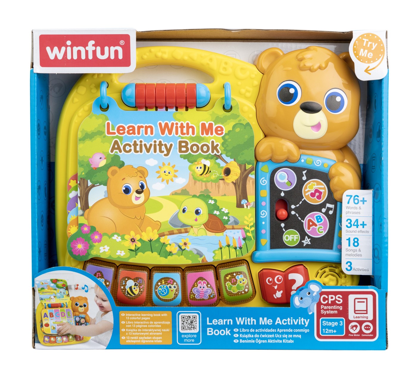 Jucarie - Carte de activitati - Ursi | Winfun - 6 | YEO