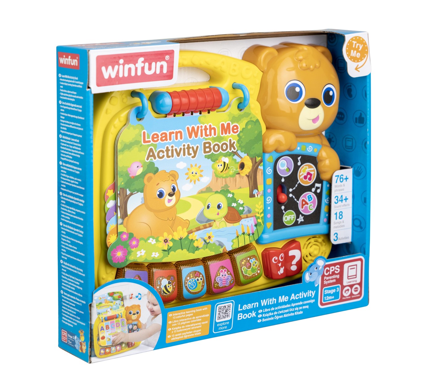 Jucarie - Carte de activitati - Ursi | Winfun - 1 | YEO