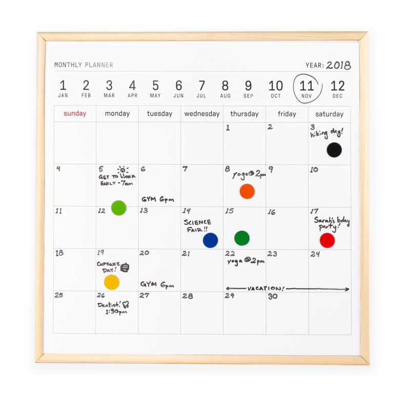 Planner - White Board Calendar | Kikkerland