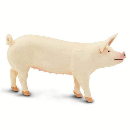 Figurina - Porc Marele Alb | Safari - 2 | YEO