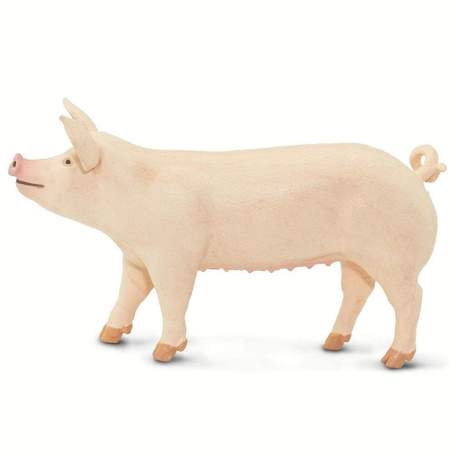 Figurina - Porc Marele Alb | Safari - 4 | YEO