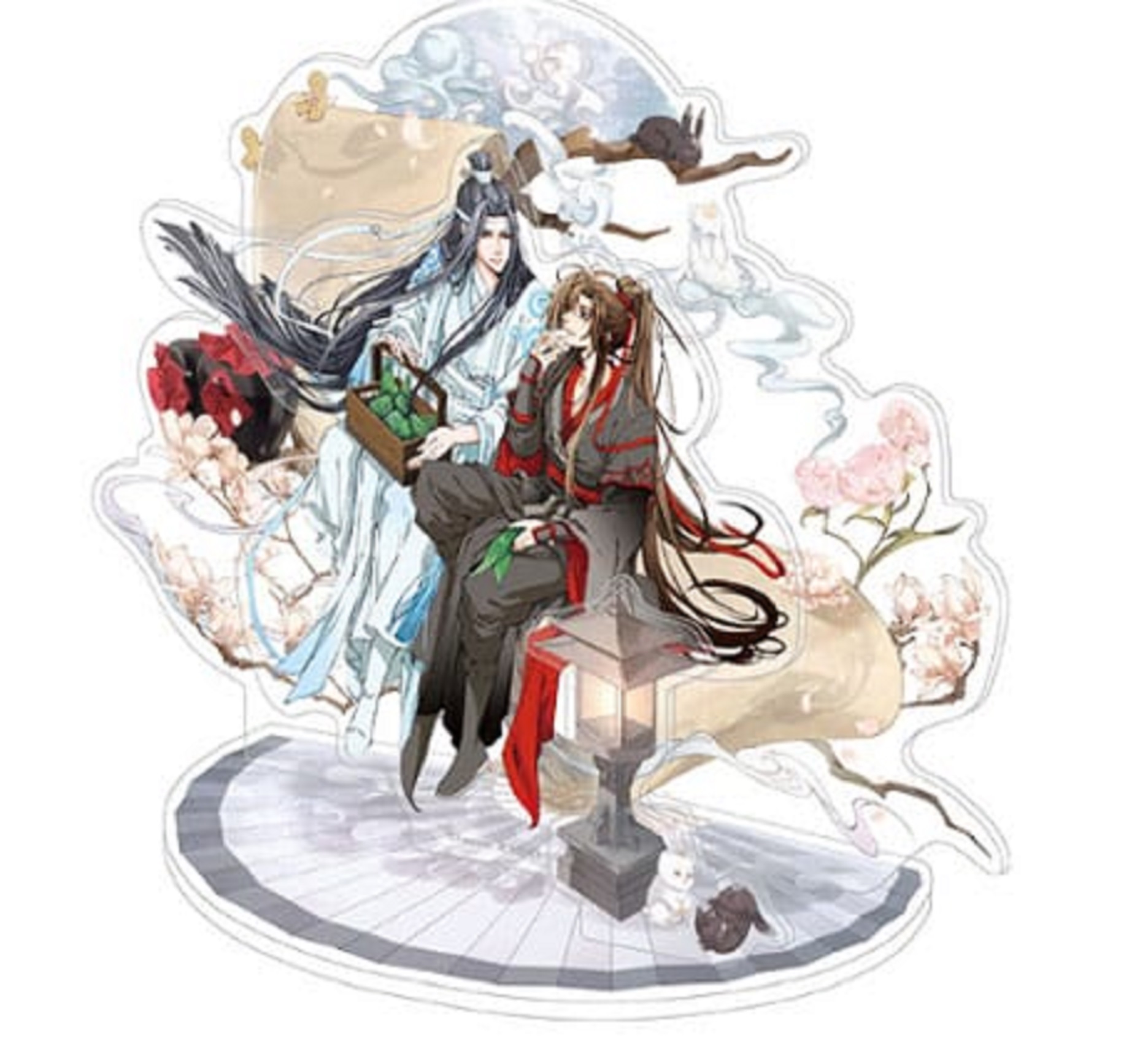 Figurina - Grandmaster of Demonic Cultivation - wei wuxian & lan wangji sweet flags waving in wind | Sakami Merchandise