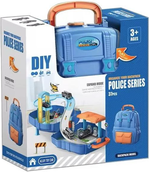 Set de asamblat tip rucsac - Politie | Youjia Xin Toys - 5 | YEO