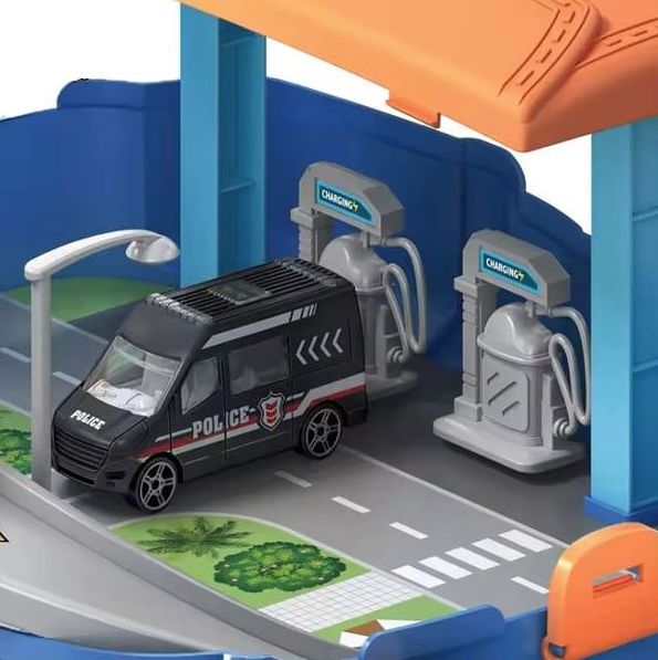 Set de asamblat tip rucsac - Politie | Youjia Xin Toys - 3 | YEO