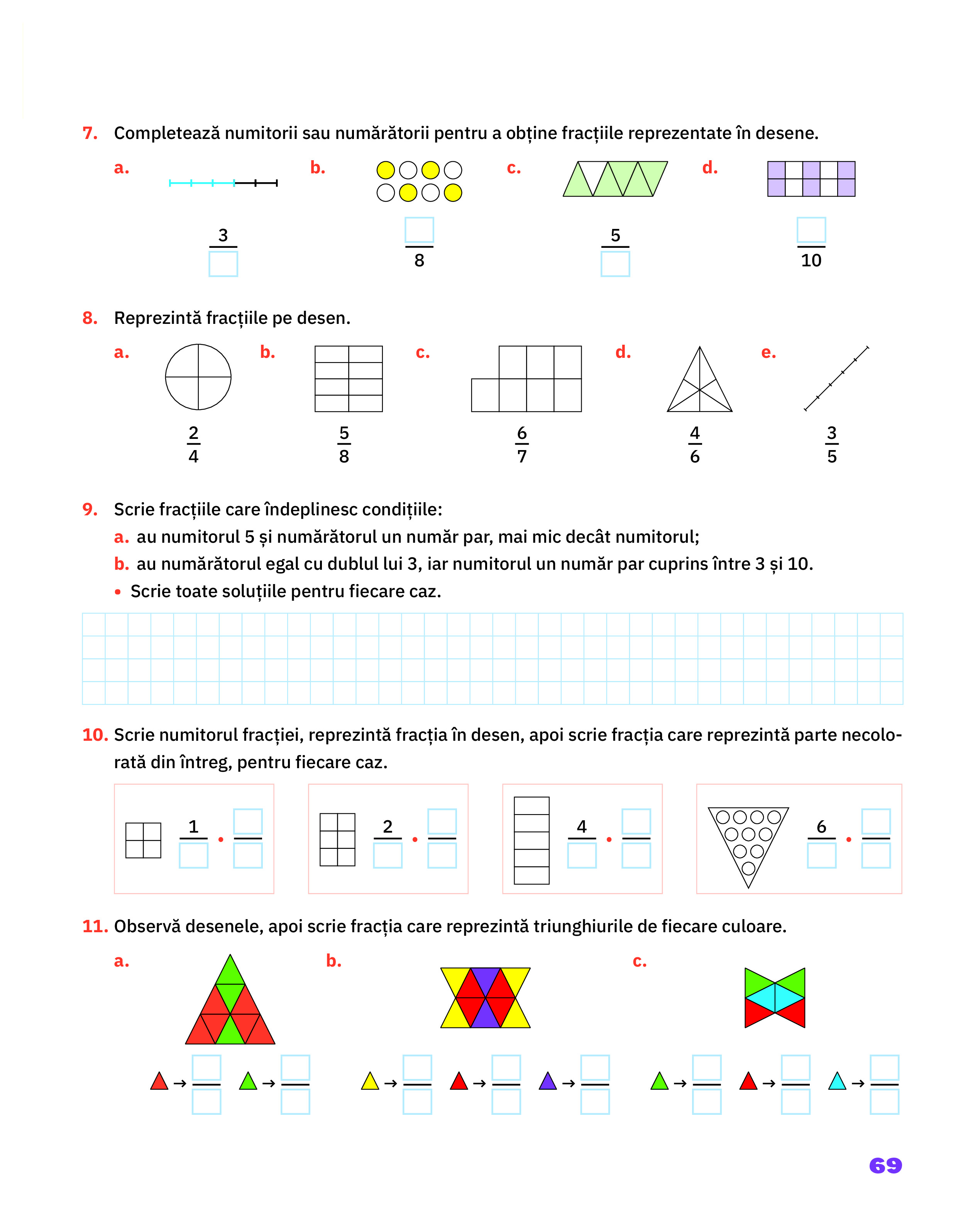 Matematica. Caietul elevului. Clasa a III-a | Mariana Mogos - 6 | YEO