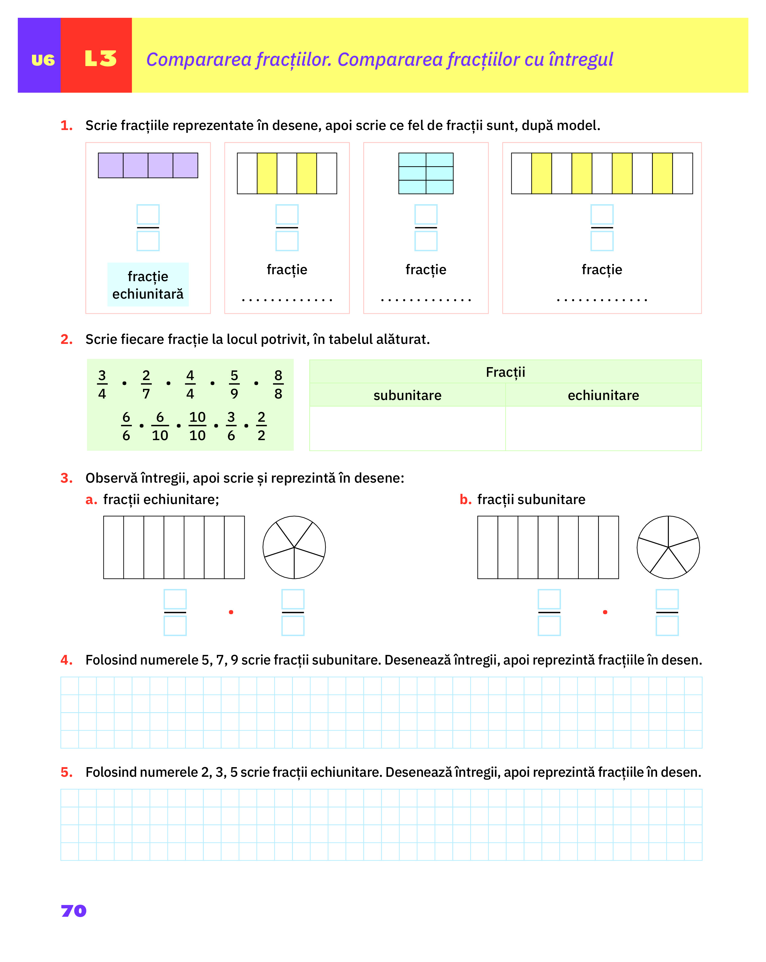 Matematica. Caietul elevului. Clasa a III-a | Mariana Mogos - 7 | YEO