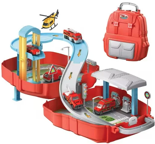 Set de asamblat tip rucsac - Pompieri | Youjia Xin Toys