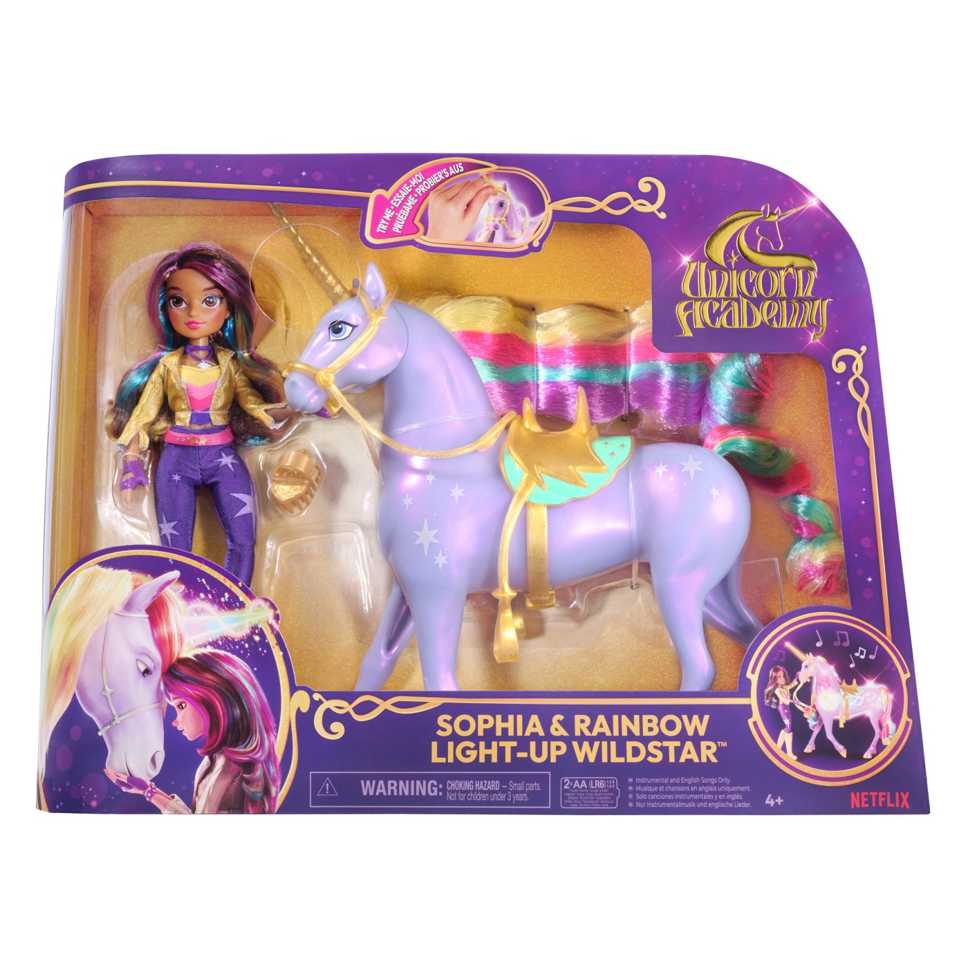 Set figurine - Unicorn Academy - Sophia si Wildstar lumina de curcubeu | Spin Master - 7 | YEO