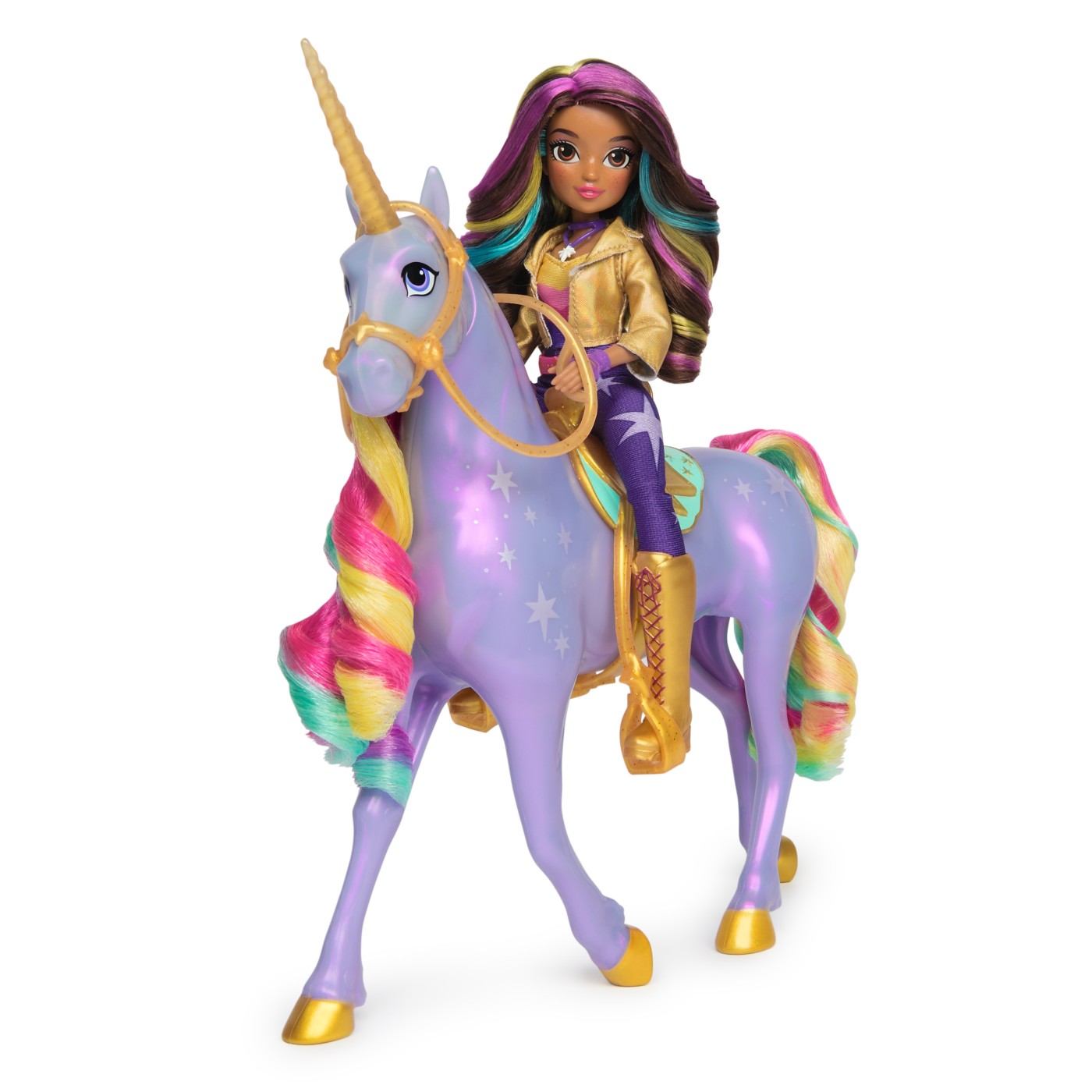 Set figurine - Unicorn Academy - Sophia si Wildstar lumina de curcubeu | Spin Master - 5 | YEO