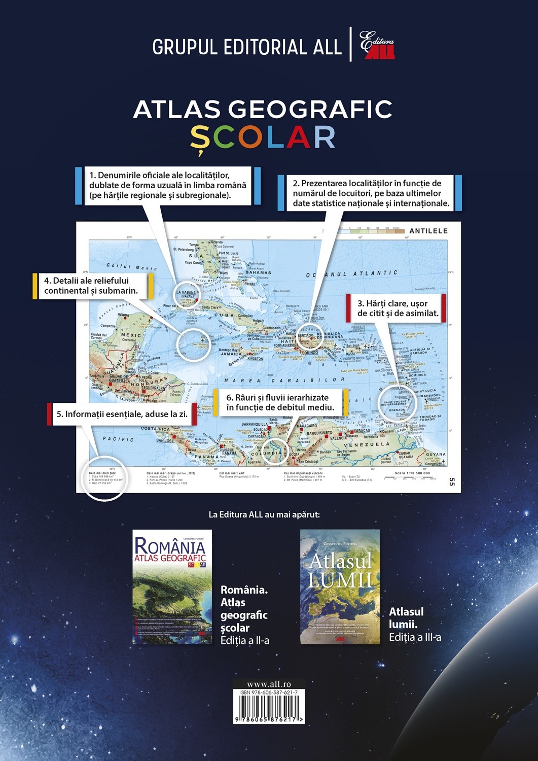 Atlas geografic scolar | Constantin Furtuna