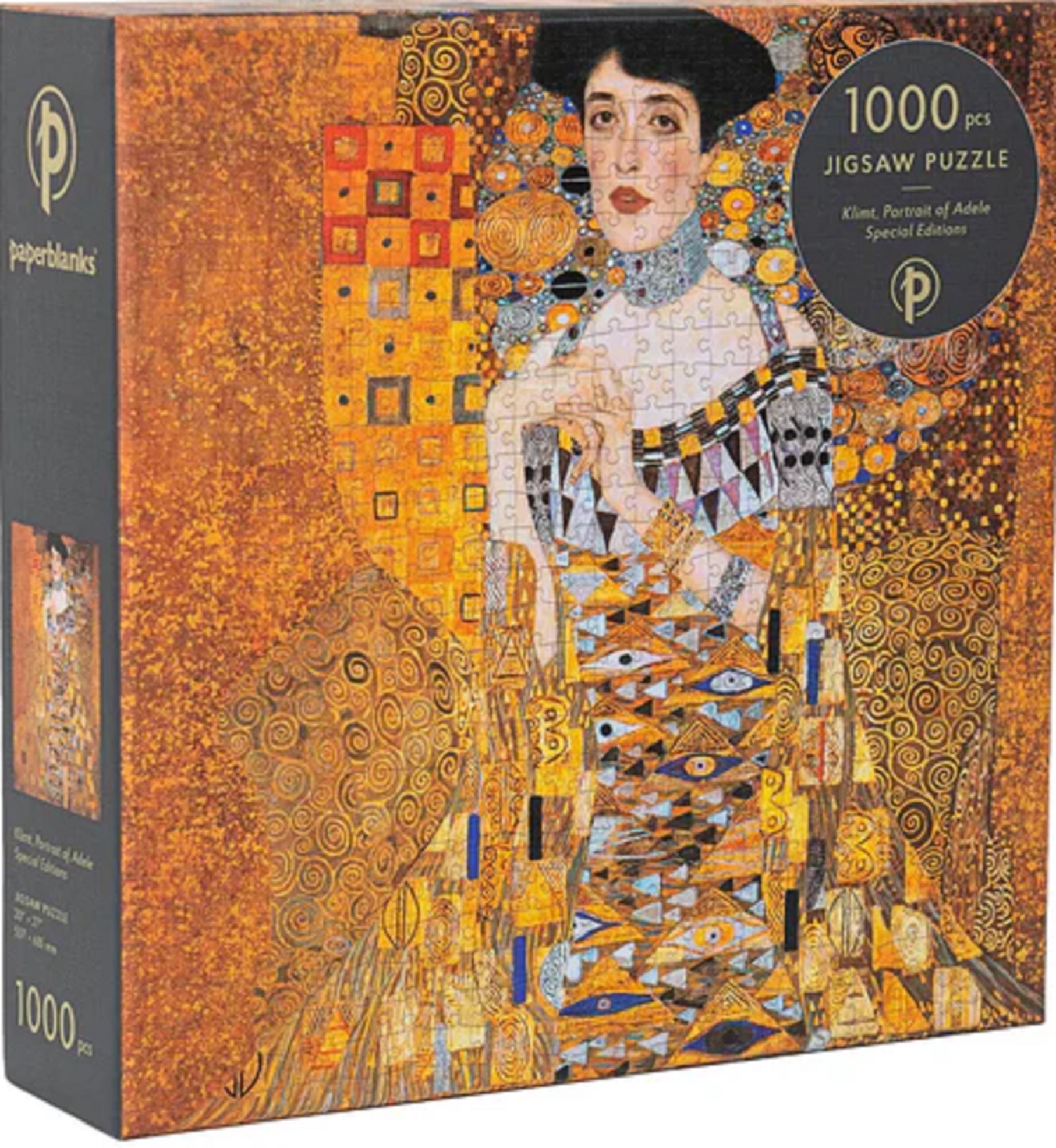 Puzzle 1000 piese - Gustave Klimt - Portrait of Adele | Paperblanks - 1 | YEO