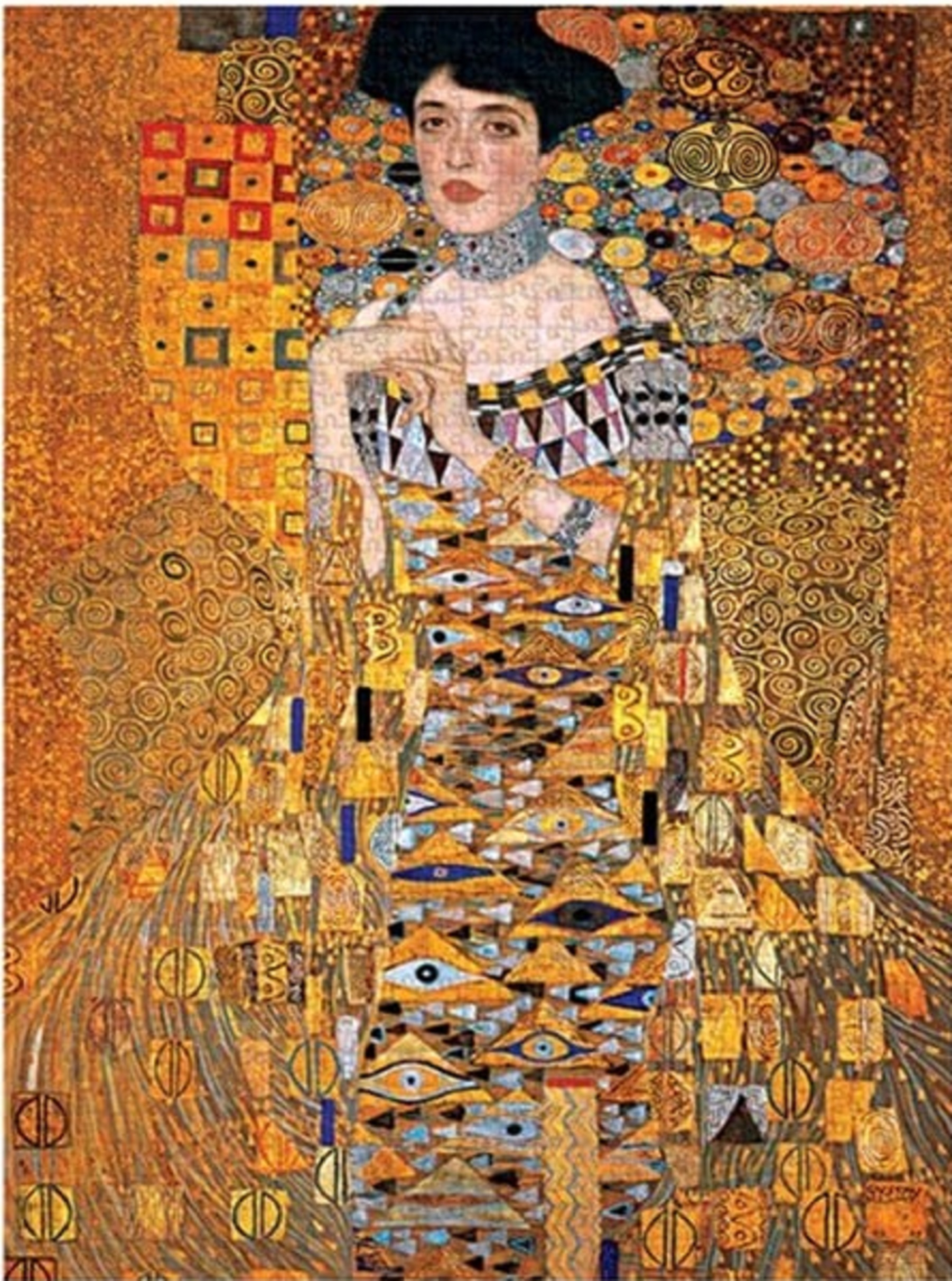 Puzzle 1000 piese - Gustave Klimt - Portrait of Adele | Paperblanks