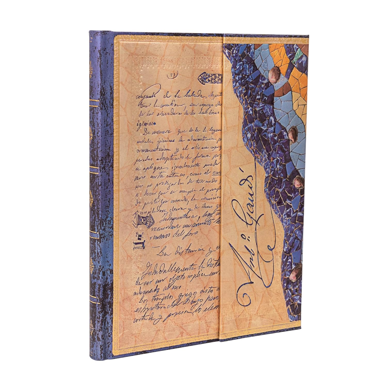 Carnet - Embellished Manuscripts Collection - Gaudi, The Manuscript of Reus - Ultra, lined, hardcover | Paperblanks