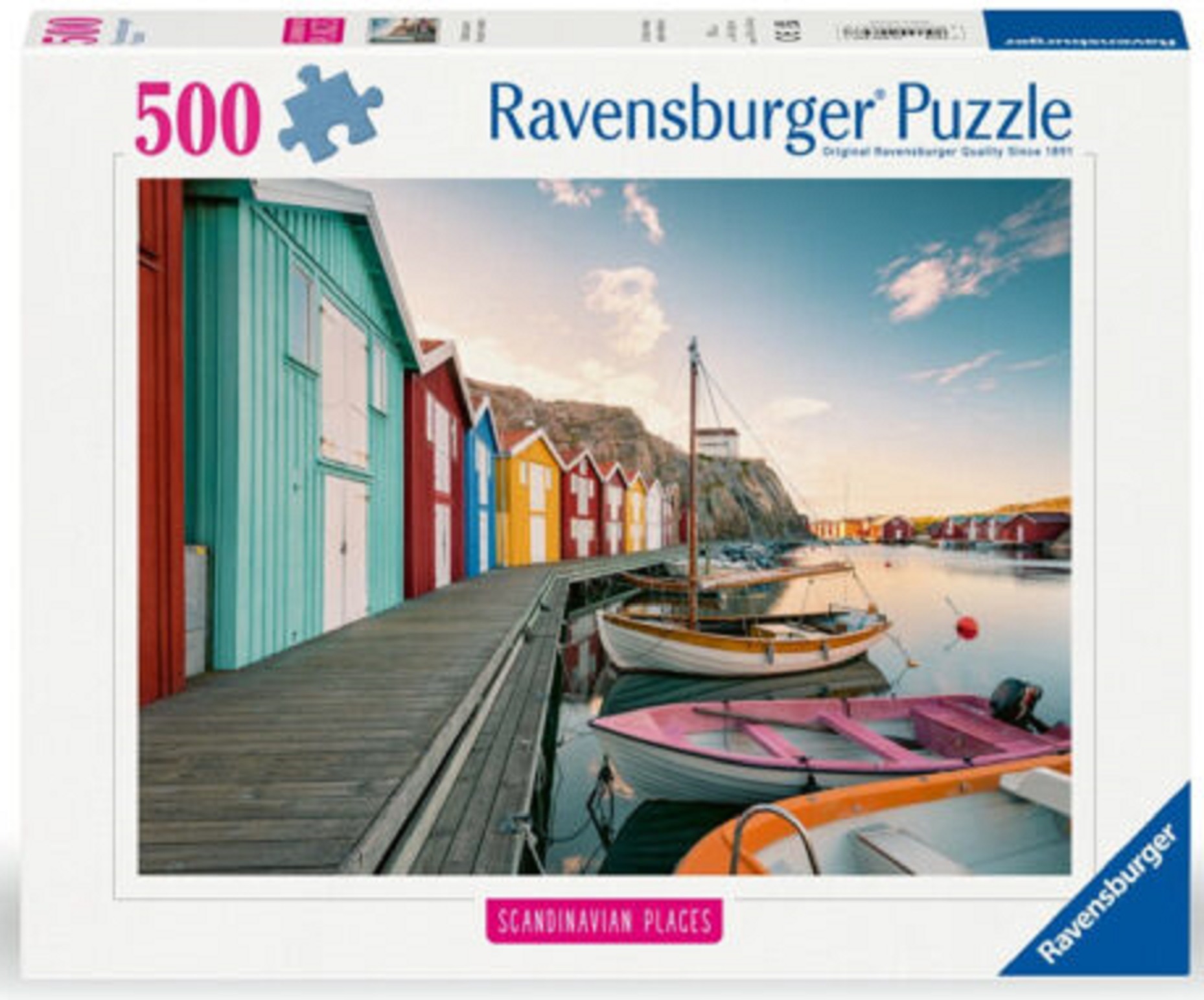 Puzzle 500 piese - Casute pe barci | Ravensburger - 1 | YEO