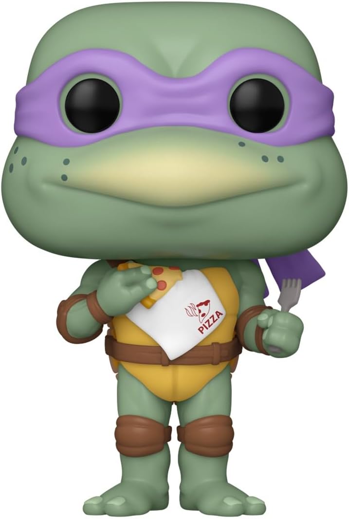 Figurina - Pop! Movies - Teenage Mutant Ninja Turtles: Donatello With Napkin Pizza | Funko