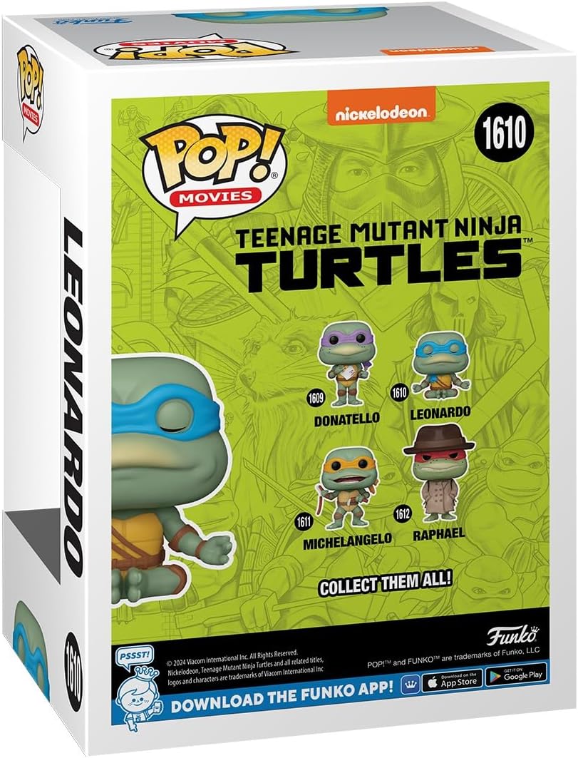 Figurina - Pop! Movies - Teenage Mutant Ninja Turtles: Leonardo (Meditating) | Funko - 1 | YEO