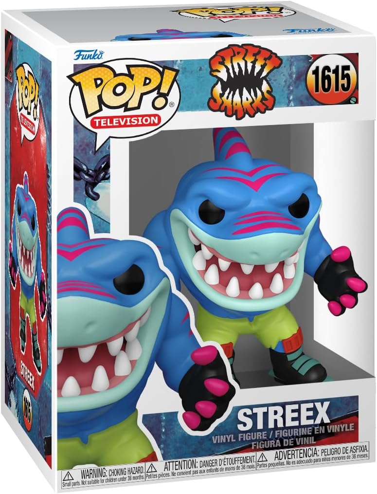 Figurina - Pop! Television - Street Sharks: Streex | Funko - 3 | YEO