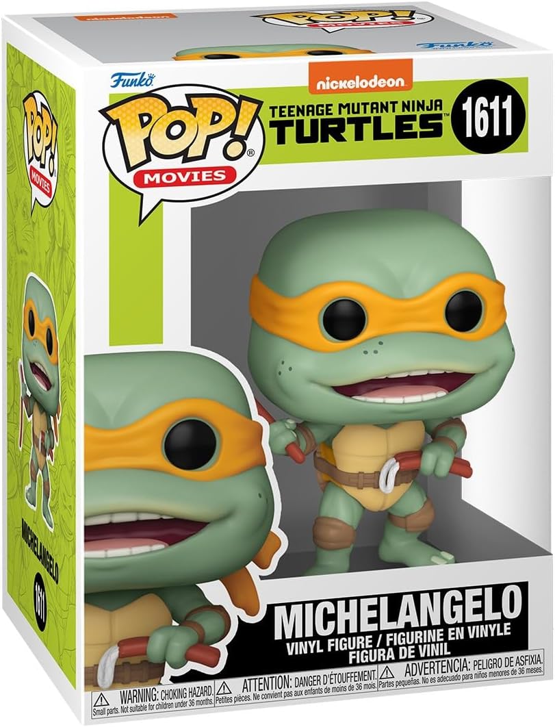 Figurina - Pop! Movies - Teenage Mutant Ninja Turtles: Michelangelo | Funko - 3 | YEO