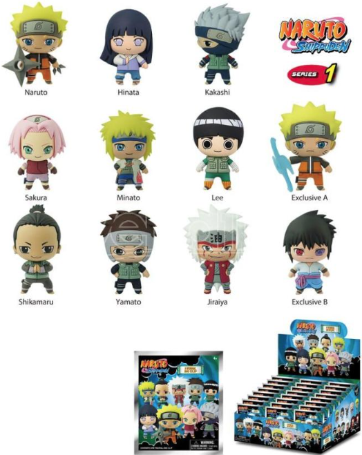 Mini figurina - Naruto Shippuden, Seria 1 - Pret pe bucata - Mai multe modele | Monogram