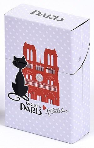 Tabachera din metal Cat Rouge Notre Dame | Cartexpo