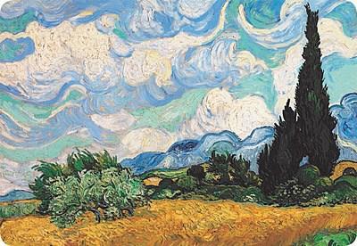  Suport pentru masa - Van Gogh ''Champs Avec Cypres'' | Cartexpo 