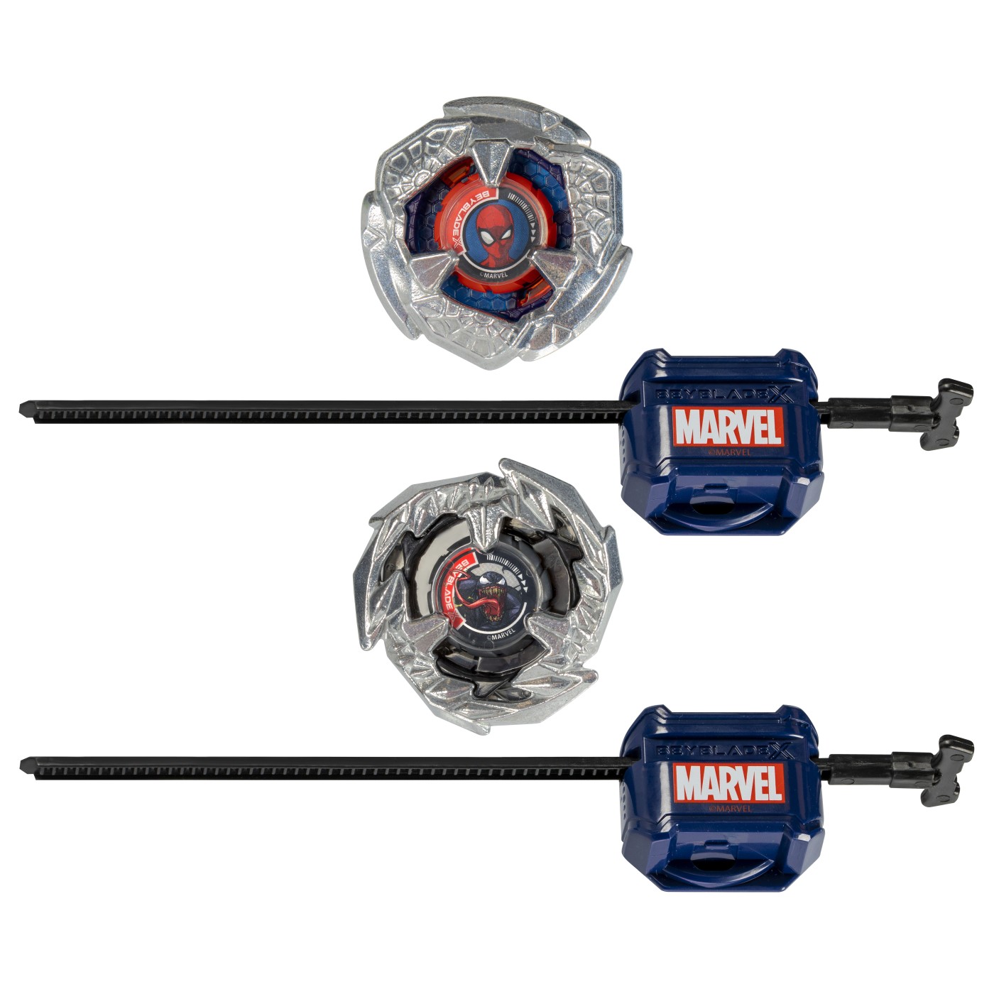 Jucarie - Beyblade X Marvel - Spider Man 3-60F & Venom 3-80N | Hasbro